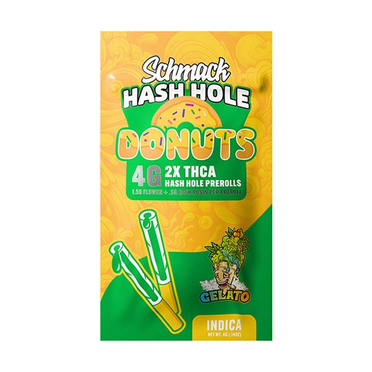 Smacks 2 Pack Hash Hole Donuts Pre Rolls 4gs