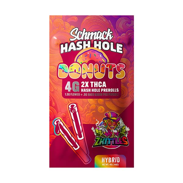 Smacks 2 Pack Hash Hole Donuts Pre Rolls 4gs