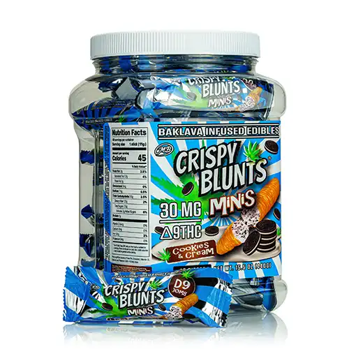 Crispy Blunt Delta 9 Mini's Canoli's 30 MG