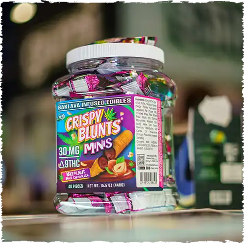 Crispy Blunt Delta 9 Mini's Canoli's 30 MG